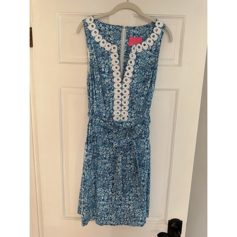 Lilly Pulitzer Gulianna Stretch Cotton Shift Dress size 14 Pockets EUC - Picture 10 of 13